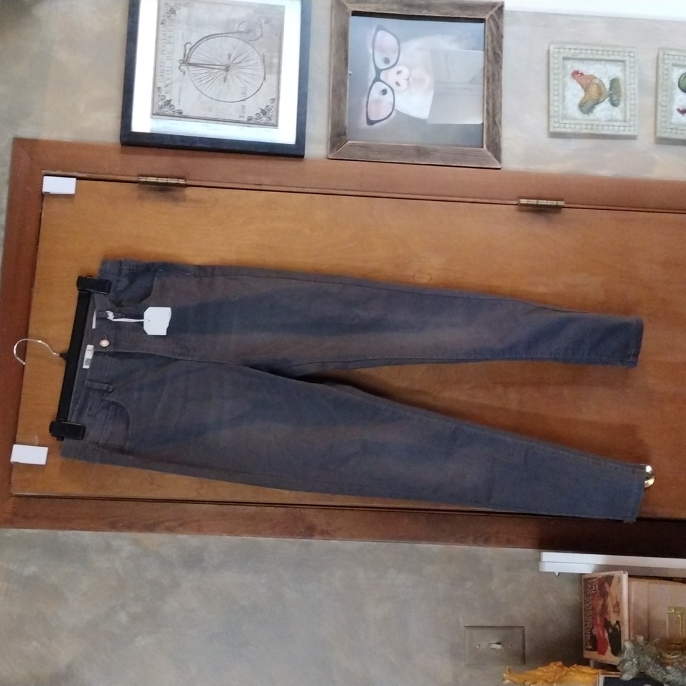 New Profile high rise skinny jeans. Sz. 13. Charcoal color.